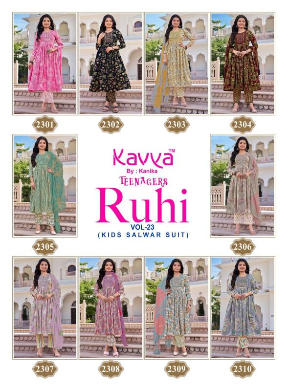 Kavya ruhi vol 23 womens design kurtis wholesaler
